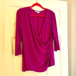 Elegant Surplice Top